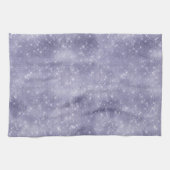 Paarse droom sprankeling theedoek (Horizontaal)