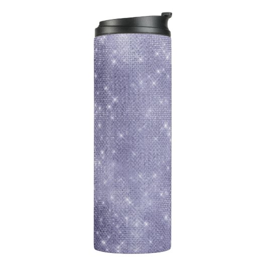 Paarse droom sprankeling thermosbeker (Gedraaid links)
