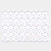 Paarse droompatroon inpakpapier vellen (Voorkant)