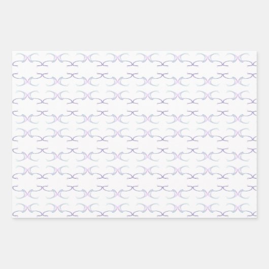 Paarse droompatroon inpakpapier vellen (Voorkant)