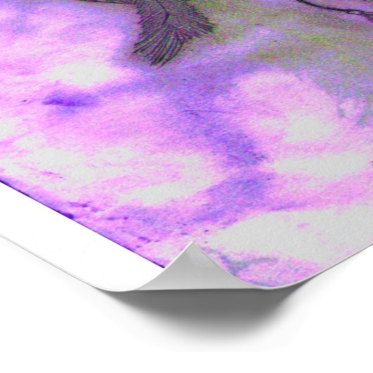 paarse droomvanger poster (Hoek)