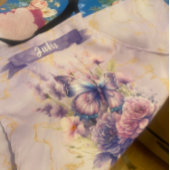 Paarse droomvlinder schort