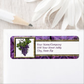 Paarse druif etiket (Insitu)