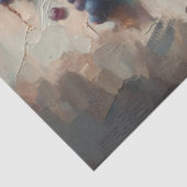 Paarse druiven en wijnstokolieverfschilderij Decou Tissuepapier (Detail)