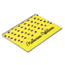 Paarse druiven gepersonaliseerd geel