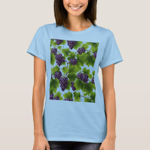 Paarse druiven Grapevine Vrouwen Basic T-shirt