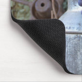 Paarse druiven in melkpitcher muismat (Hoek)