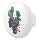 Paarse druiven keramische knop (Rechts)