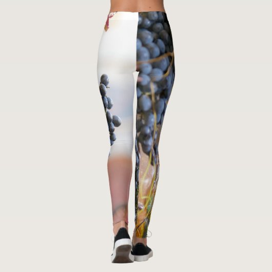Paarse druiven leggings (Achterkant)