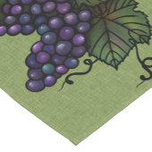 Paarse druiven, liefdadig cadeautje, 14 x 72-inch korte tafelloper (Hoek)