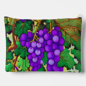 Paarse druiven op de Grapevine Etui (Achterkant)