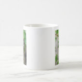 Paarse druiven op wijn koffiemok (Center)