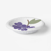 Paarse druiven papieren kommen (Gebogen)