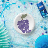 Paarse druiven papieren kommen (Feest)