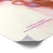 paarse druiven, schilderij van waterverven poster (Hoek)