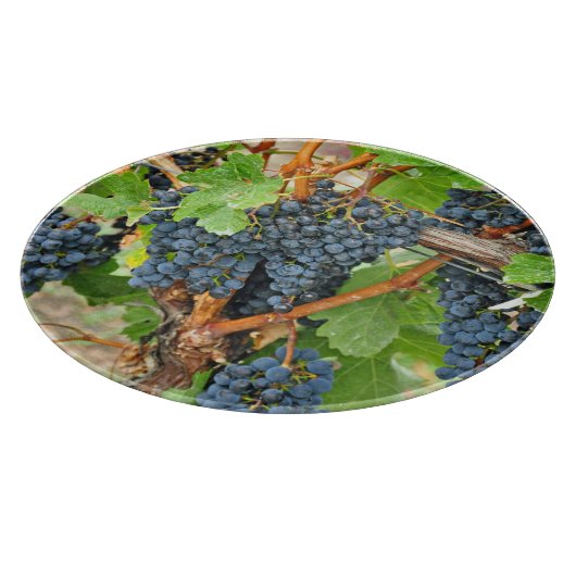 Paarse druiven snijplank (Hoek)