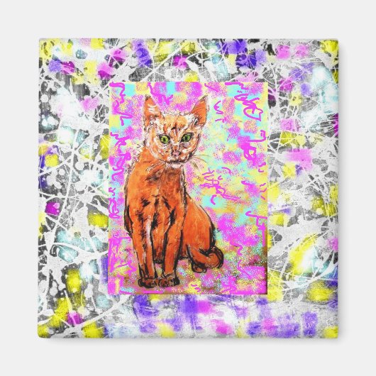 paarse druppel magneet (Voorkant)