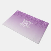 Paarse druppelaar | Home Sweet Home Deurmat (Schuin)