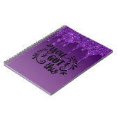 Paarse druppelaar | U hebt dit Notitieboek (Linkerzijde)