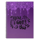 Paarse druppelaar | U hebt dit Notitieboek (Voorkant)