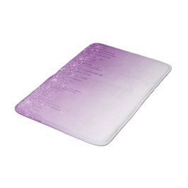 Paarse druppelaar voor gebitterde bath mat