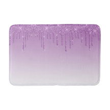 Paarse druppelaar voor gebitterde bath mat