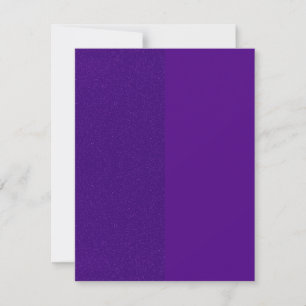 Paarse Dual-Tone Aangepaste Uitnodiging