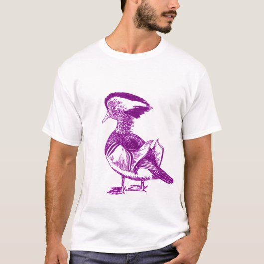 Paarse Duck T-Shirt (Voorkant)