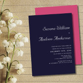 Paarse Duidelijke Moderne Abstracte Minimalistisch Kaart