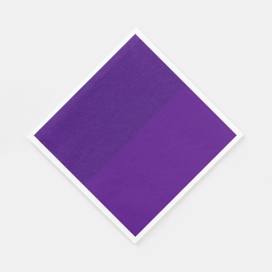 Paarse Duo Aangepaste Glitter Papier Servet (Hoek)