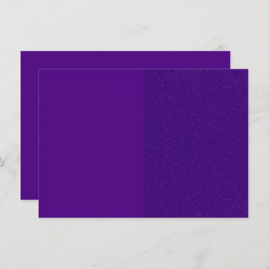 Paarse Duo Split Uitnodiging – Aanpasbaar (Voorkant / Achterkant)
