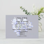 Paarse Dwerg Iris Hart Kaart (Staand voorkant)