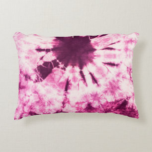 Paarse dye batik stof voor achtergrond en tex accent kussen