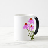 Paarse Echinacea Magische Mok (Voorkant rechts)