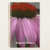 Paarse Echinacea Planner - Originele fotografie (Voorkant)
