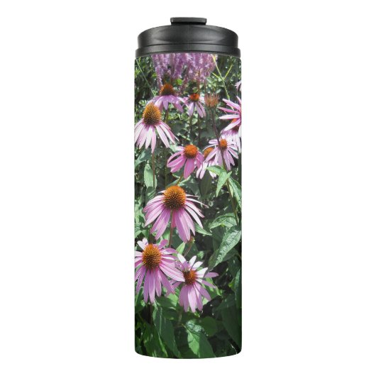 Paarse Echinacea Thermosbeker (Voorkant)