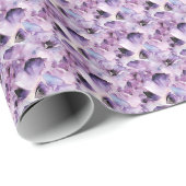 Paarse Edelsteen Cadeaupapier (Rol Hoek)