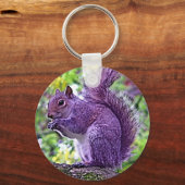 Paarse eekhoorn sleutelhanger (Voorkant)
