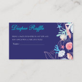 Paarse een kleine parel onder zee baby shower Luie Informatiekaartje (Voorkant)