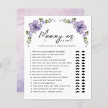 Paarse Een Kleine Wildflower Mama of Papa Spel