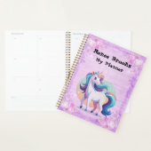 Paarse Eenhoorn Custom Planner (Display)