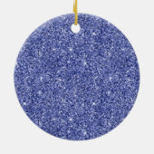 Paarse eenhoorn droom glitter harten keramisch ornament (Achterkant)