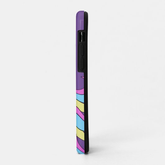 Paarse Eenhoorn  Eenhoorns Fantasy Case-Mate iPhone Case (Achterkant/links)