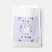 Paarse Eenhoorn Faux Paarse Glitter Verjaardag