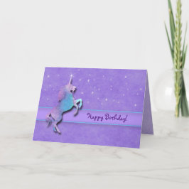 Paarse Eenhoorn Kaart