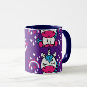 Paarse Eenhoorn Pony Mok (Voorkant rechts)