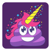  Paarse Eenhoorn Poop Emoji