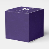 Paarse Eenhoorn Trouwgunstendoos Bedankdoosjes (Voorkant Zijde)