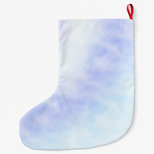 Paarse eenhoorns grote kerstsok (Achterkant)