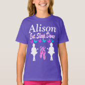 PAARSE EET. SLAAP. DANS GEPERSONALISEERD T-SHIRT (Voorkant)